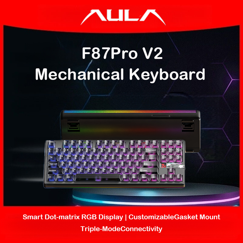 AULA F87 Pro V2 – trójtrybowa  – Gaming Keyboard Hot Swappable recenzja i cena