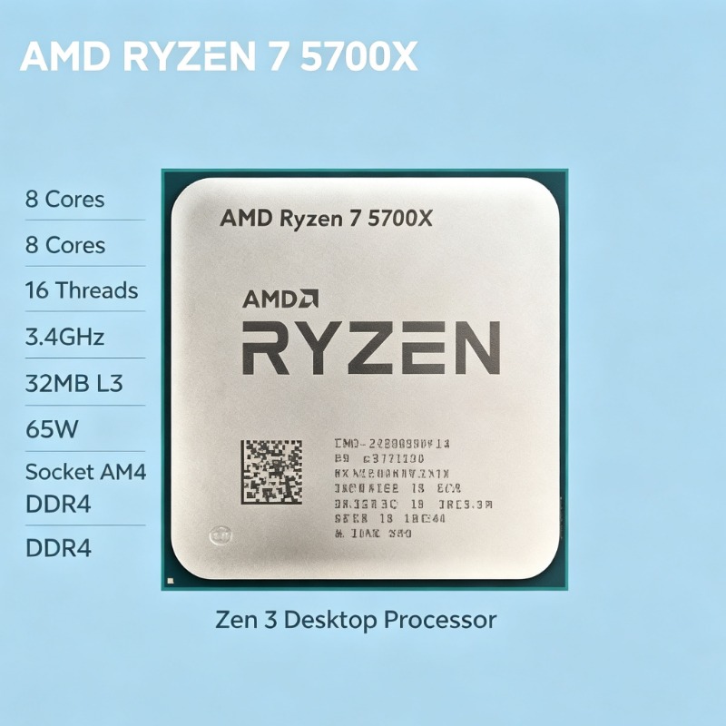 Procesor AMD Ryzen 7 5700X, 65 – Amd Cpu Ryzen 7 recenzja i cena