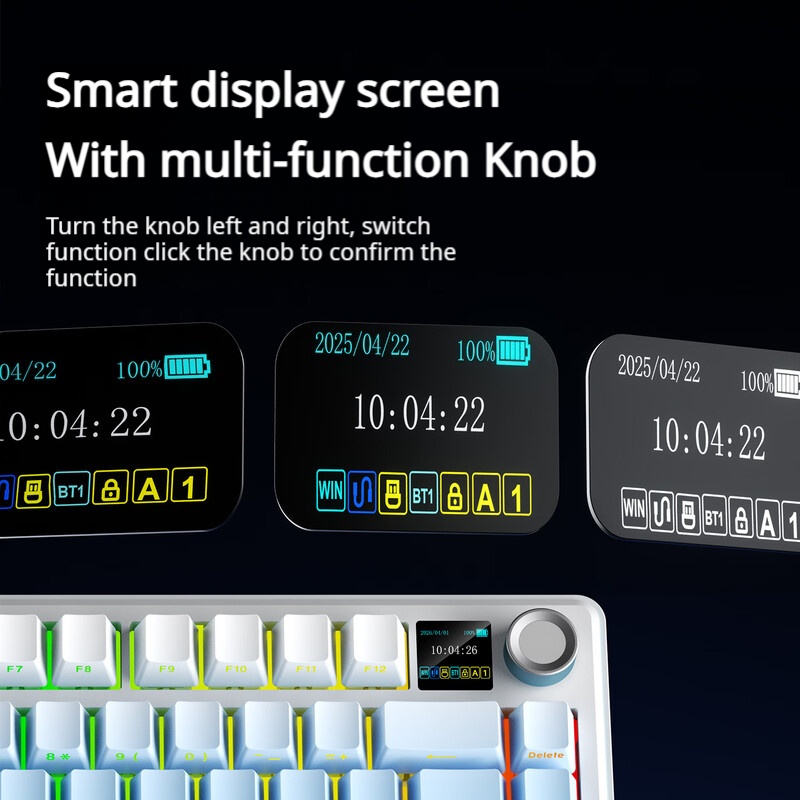 AULA F75 MAX 75% Tri-Mode Klaw – Gaming Keyboard Hot Swappable recenzja i cena