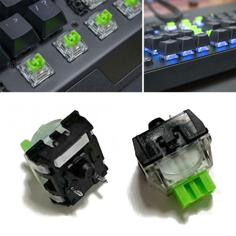 2 szt. 3Pin zielone przełączni – Gaming Keyboard No Rgb recenzja i cena