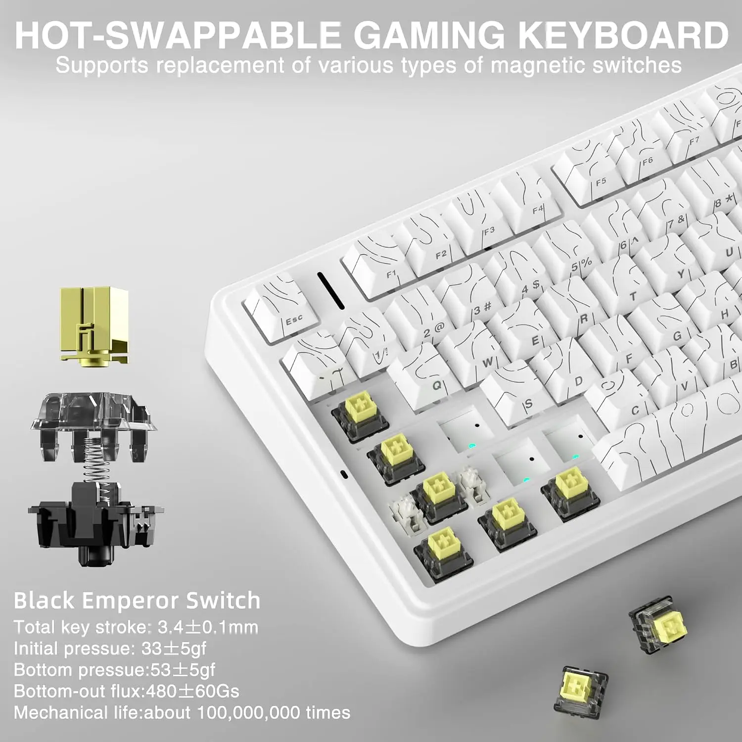 AULA F75 HE – klawiatura mecha – Gaming Keyboard Nearby recenzja i cena
